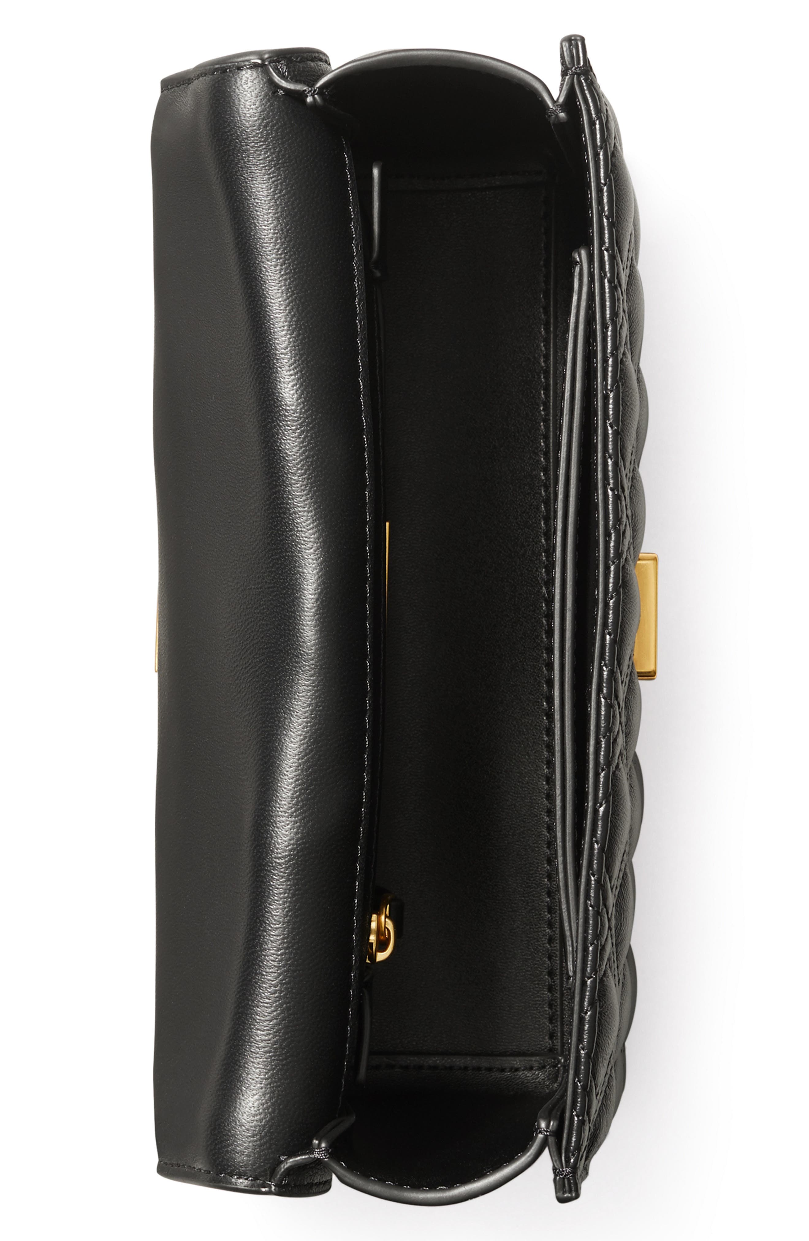 Tory Burch Small Fleming Convertible Leather Shoulder Bag, Alternate, color, 