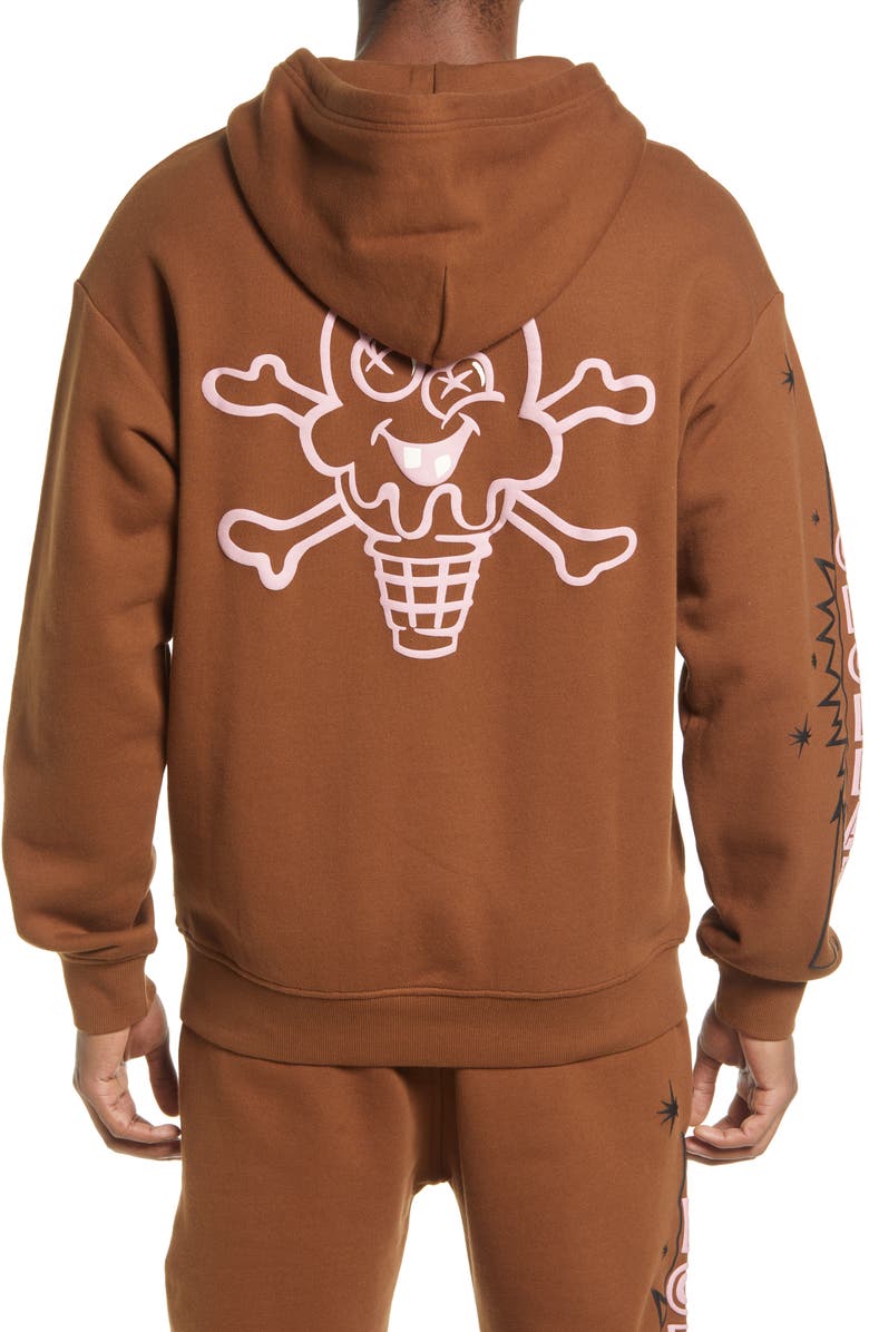 ICECREAM Cones Hoodie, Alternate, color, Dachshund