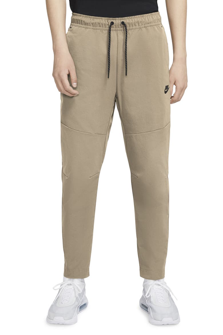 Sportswear Woven Drawstring Pants, Main, color, GRAIN/ BLACK