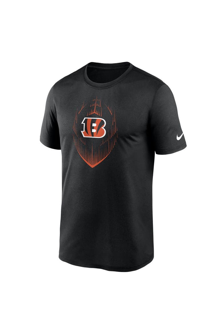 Men's  Nike  Black Cincinnati Bengals Big & Tall Blitz Legend Icon T-Shirt, Alternate, color, Black