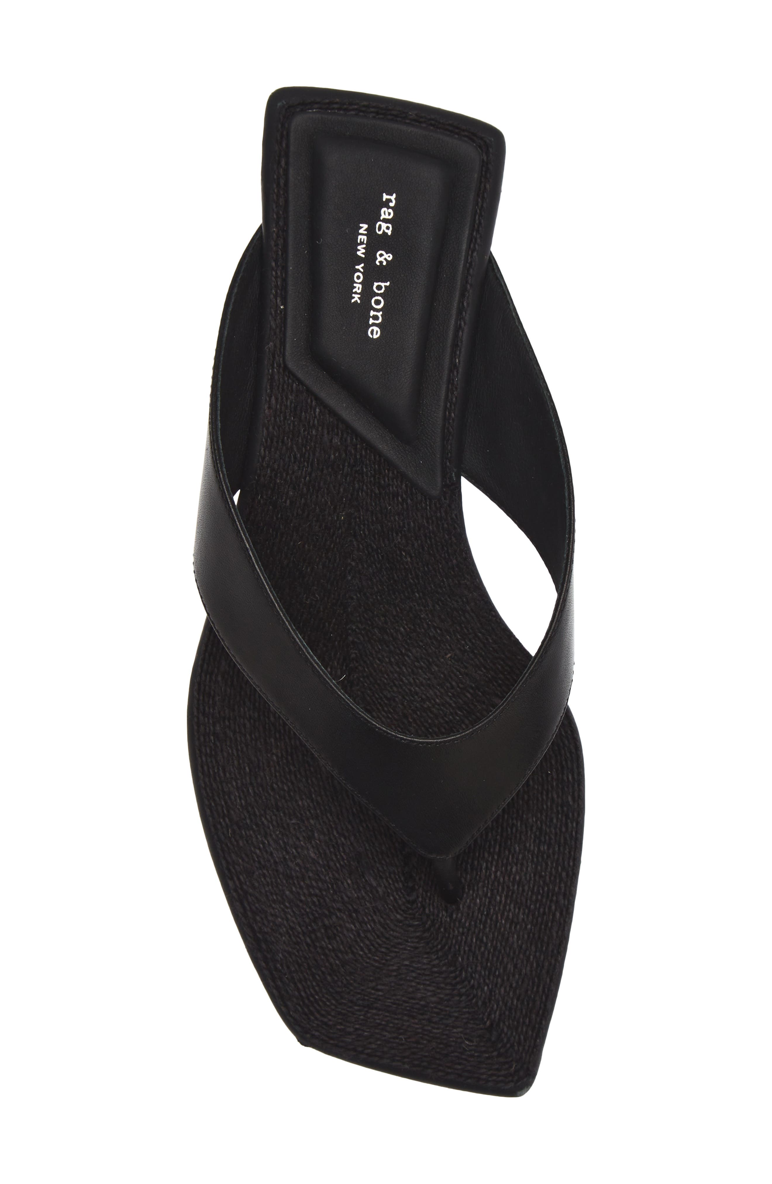 rag & bone Jo Espadrille Wedge Flip Flop, Alternate, color, 