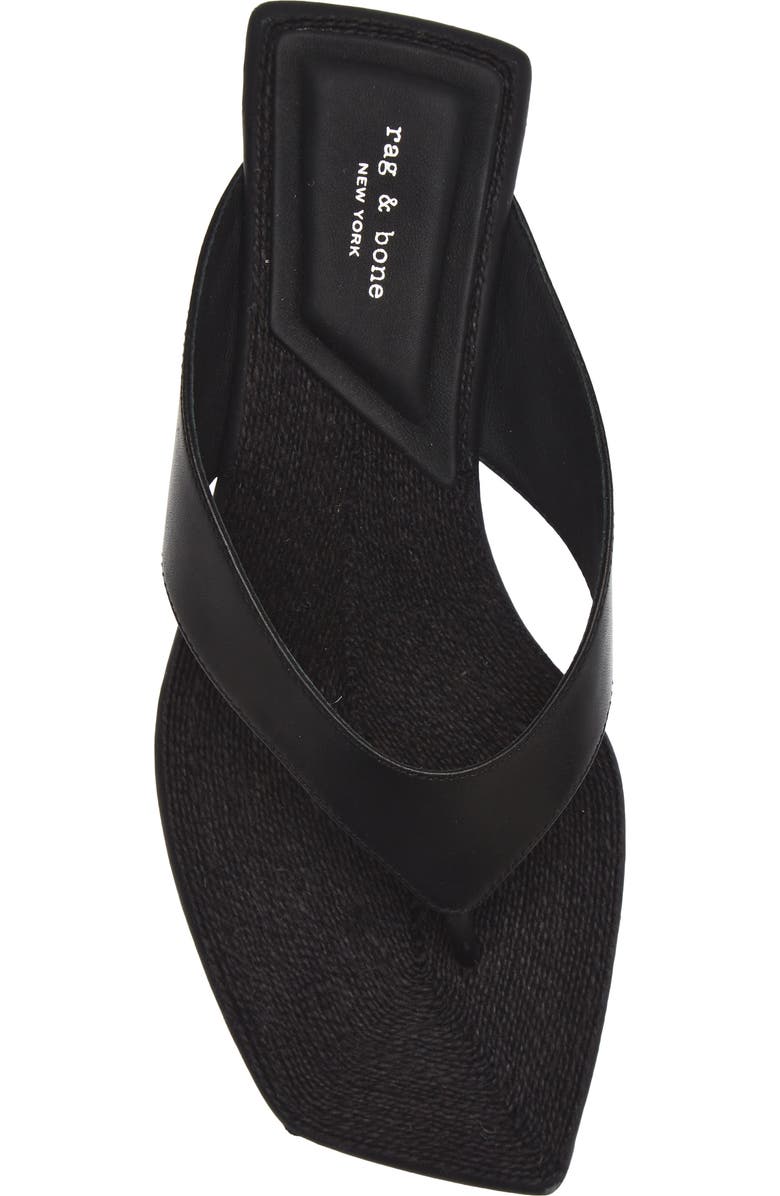 rag & bone Jo Espadrille Wedge Flip Flop, Alternate, color,
