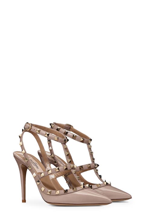 Rockstud Ankle Strap Pump (Women)