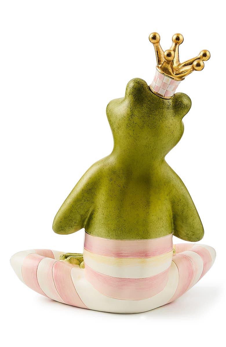 MACKENZIE CHILDS Rosy Fergal the Frog with Heart, Alternate, color, Rosy