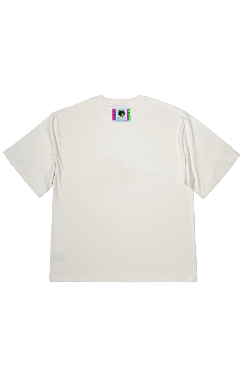 Cross Colours Barbie Silhouette T-Shirt, Alternate, color, Off White