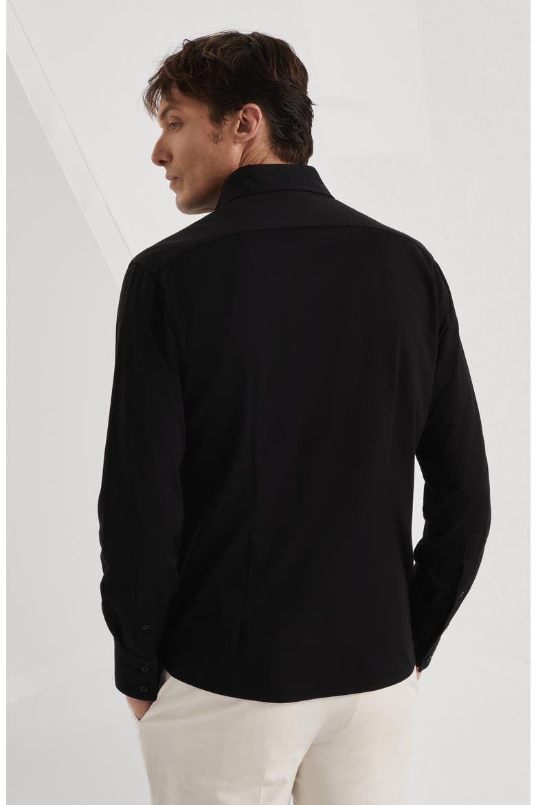 Basic fit shirt, Alternate, color, Black