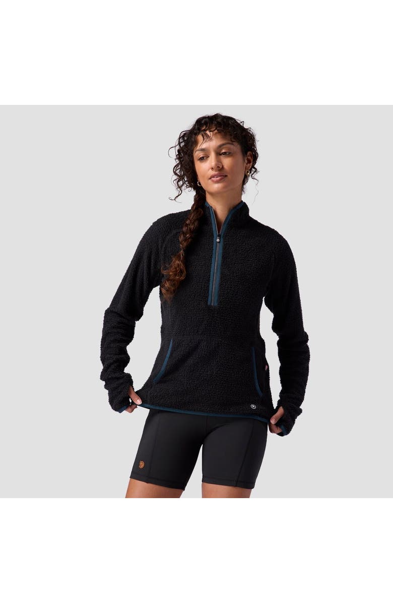 Backcountry Highliner Primaloft Air-Perm Fleece 1/4-Zip - Women's, Main, color, Black