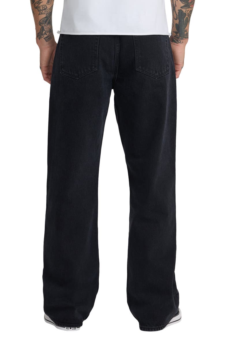 Americana Dayshift Relaxed Straight Fit Jeans, Alternate, color, VINTAGE BLACK