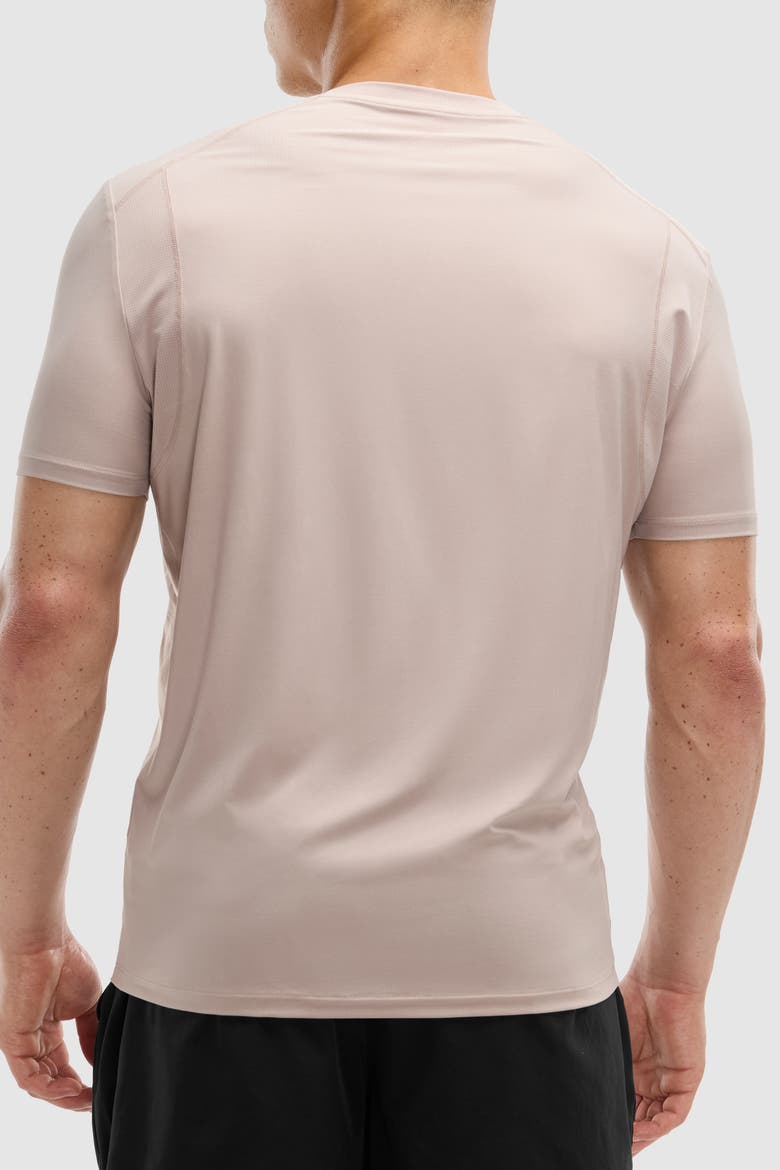 Essential Performance Short Sleeve, Alternate, color, Sand