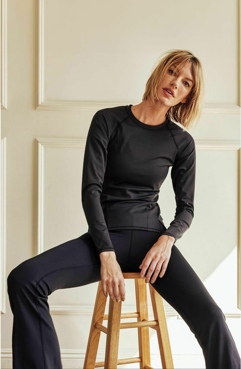 Losano Streamlined Long Sleeve Top, Alternate, color, 