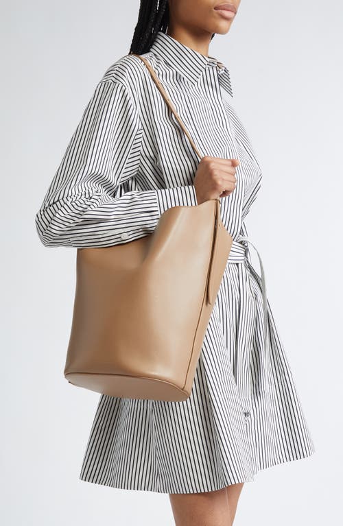 Proenza Schouler Brant Bucket Bag In Smooth Leather In Cumin