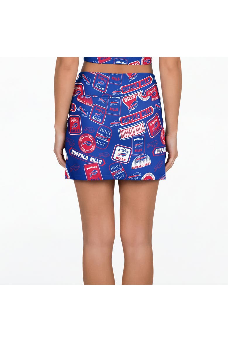 Women's Concepts Sport Royal Buffalo Bills Grady Allover Print Sleep Skort, Alternate, color, Royal