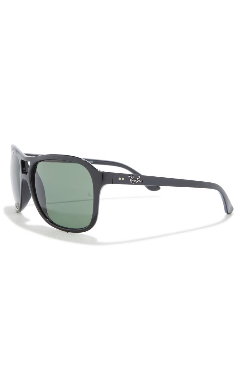 Ray-Ban 60mm Square Sunglasses, Alternate, color, Black
