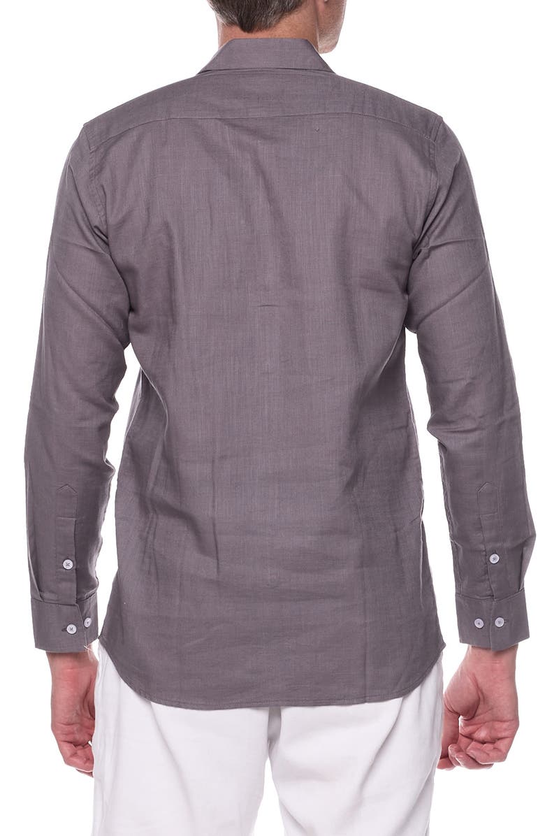 RANEES Full Sleeves Resort Shirt, Alternate, color, Gray