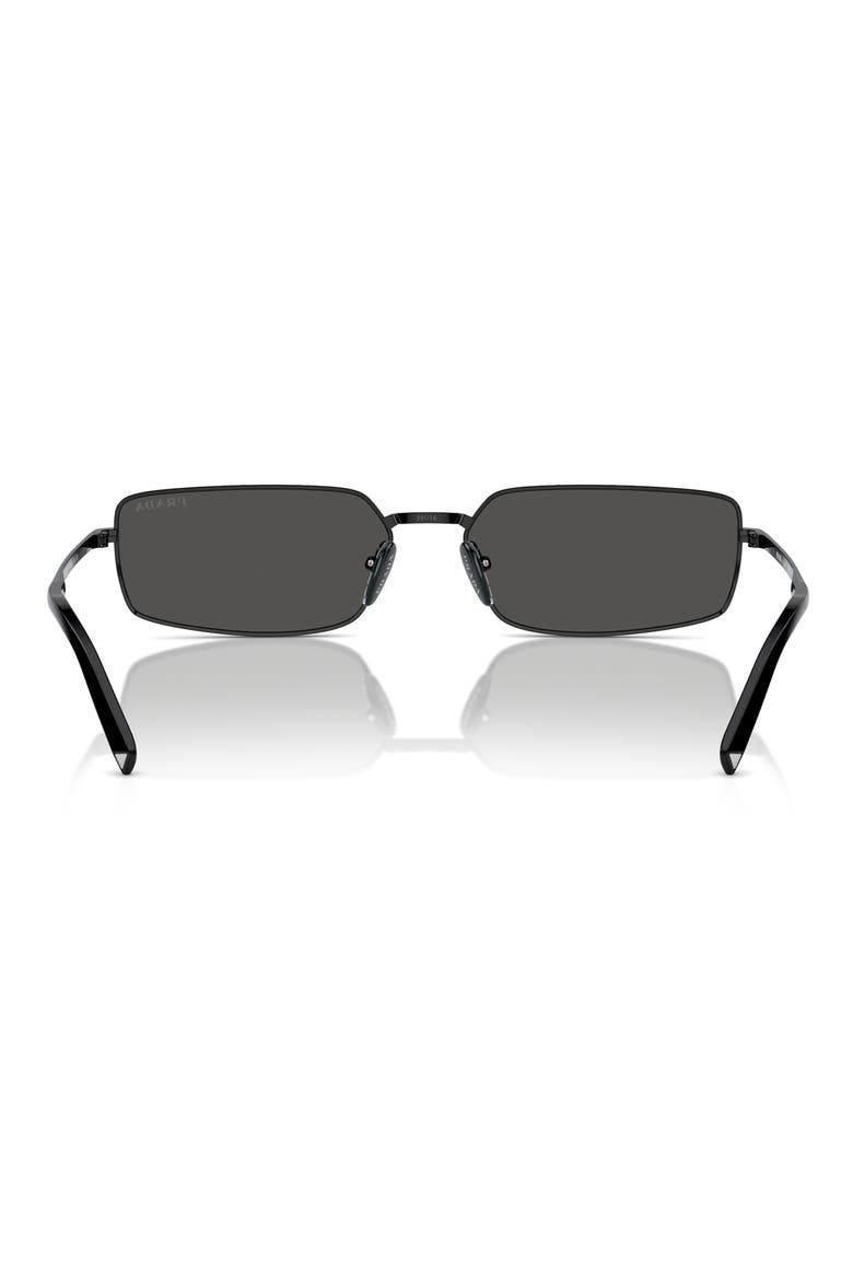59mm Rectangular Sunglasses, Alternate, color, BLACK/ GREY