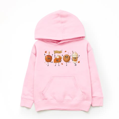 Hello Fall Stick Figures Hoodie (Little Kid & Big Kid)