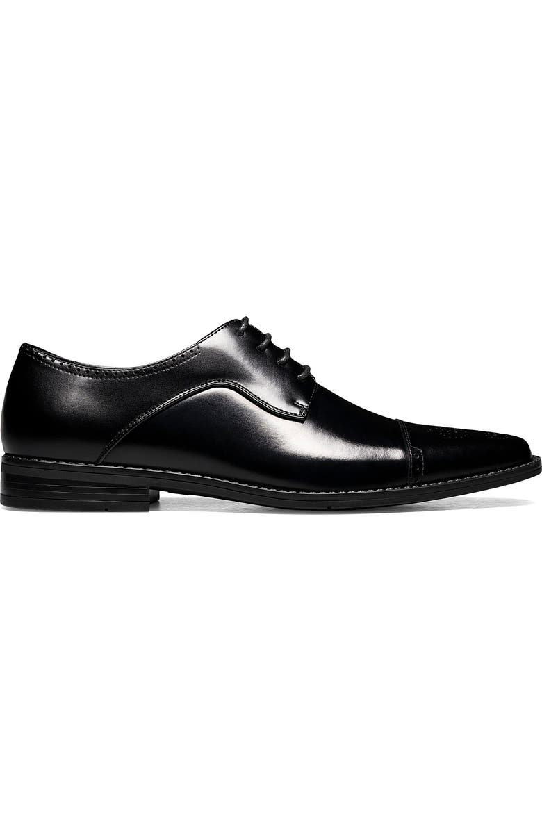 Stacy Adams Kenway Brogue Cap Toe Derby, Alternate, color, Black