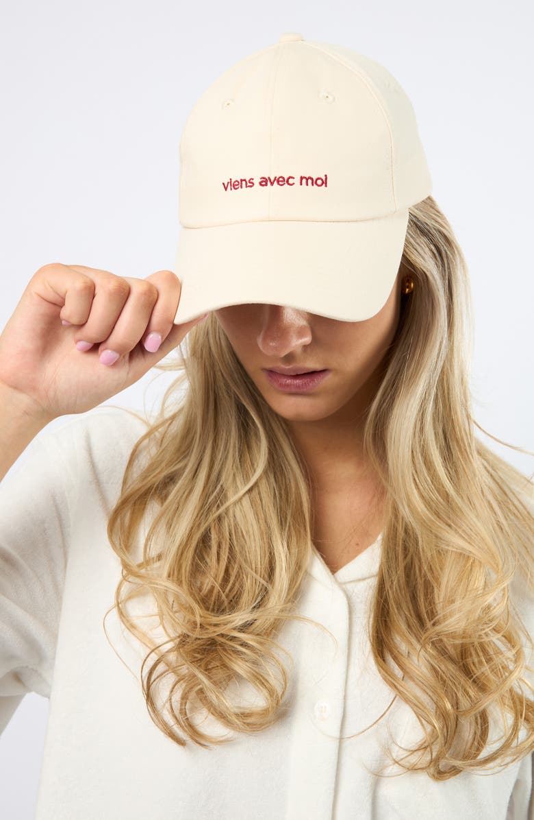 Viens Avec Moi Ball Cap, Alternate, color,