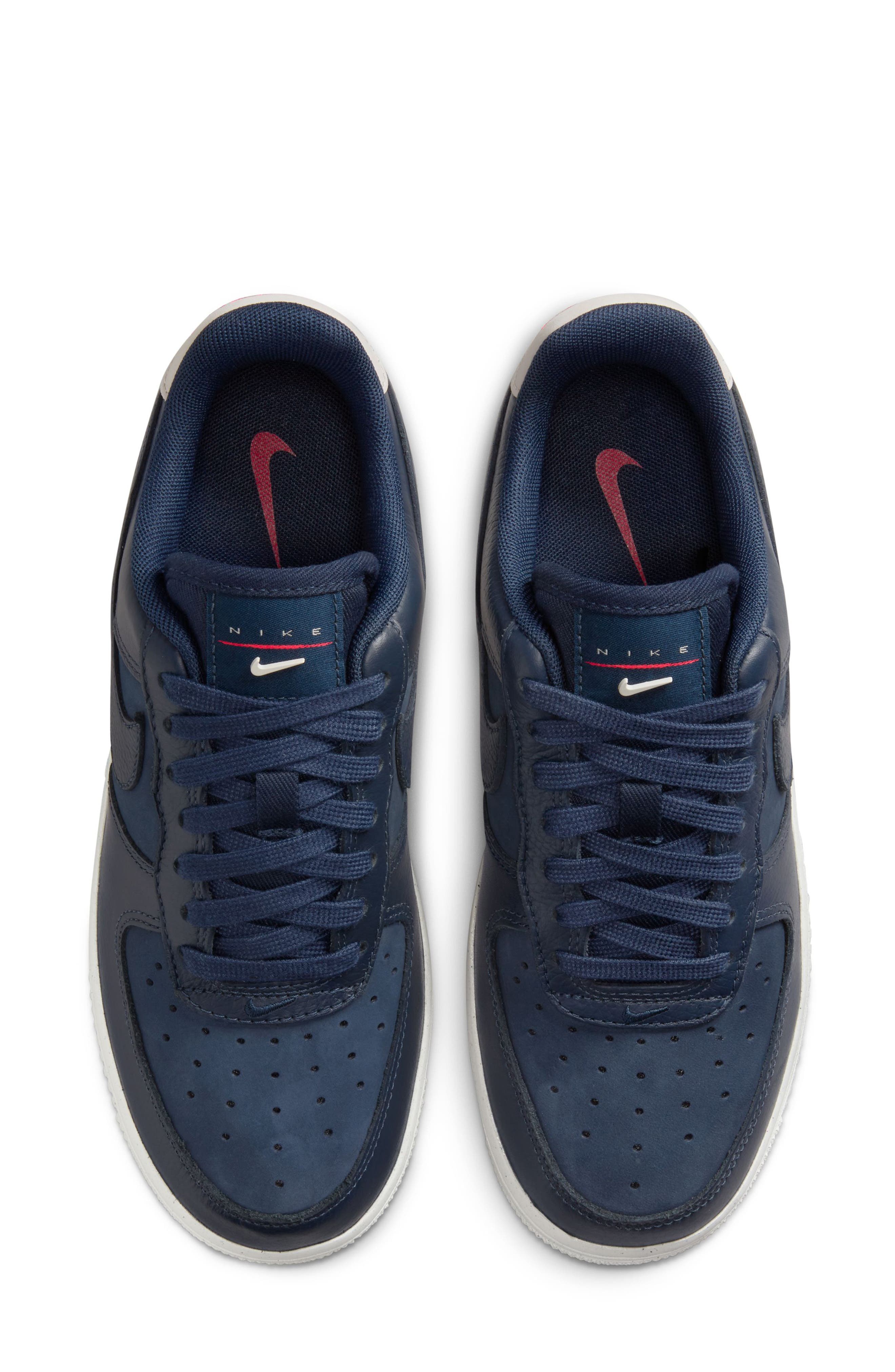 Air Force 1 '07 LX Sneaker, Alternate, color, LIGHT OREWOOD/ OBSIDIAN/ SAIL