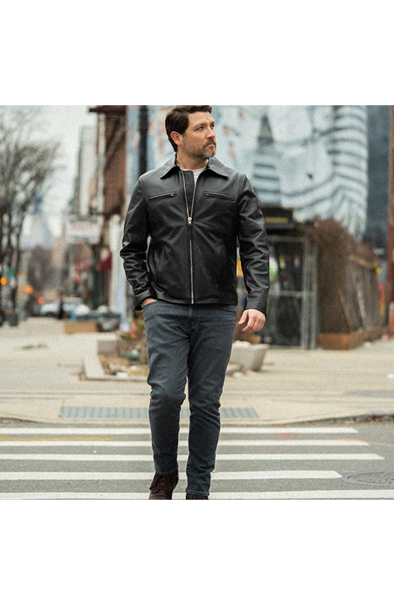 Last Wolf Rainer Moto  Jacket, Alternate, color, Black