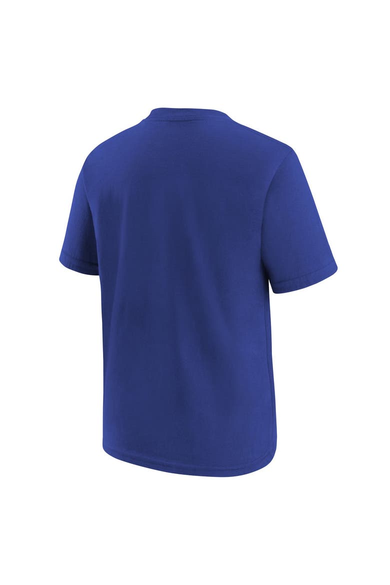 Youth Nike  Royal Philadelphia 76ers Team Essential Logo T-Shirt, Alternate, color, Royal