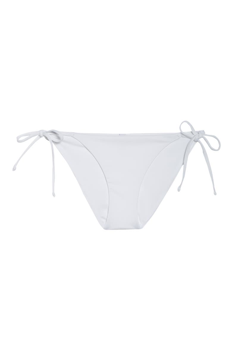 Color Code Side Tie Bikini Bottoms, Alternate, color, WHITE