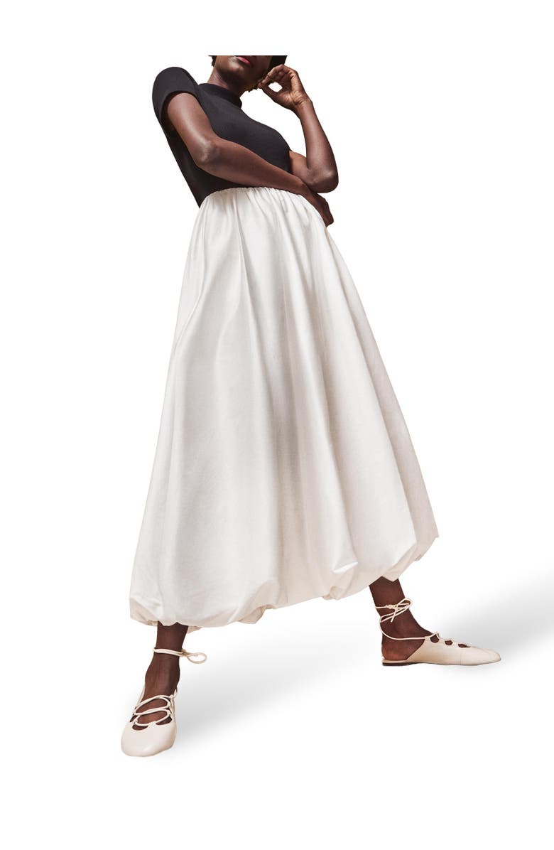 Ro&Zo Lucinda Mixed Media Dress, Alternate, color, Black