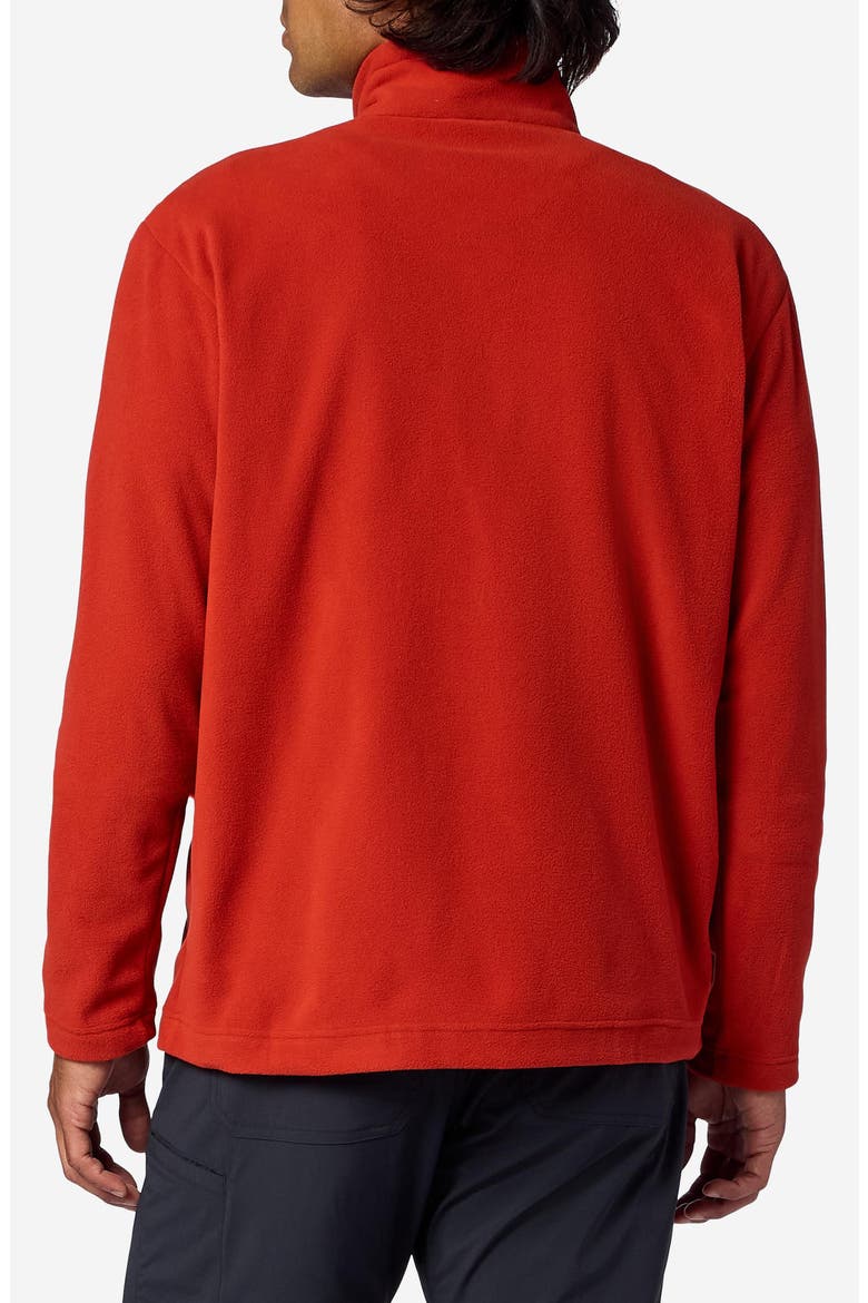 Upward Half Zip Fleece Pullover, Alternate, color, SUMAC