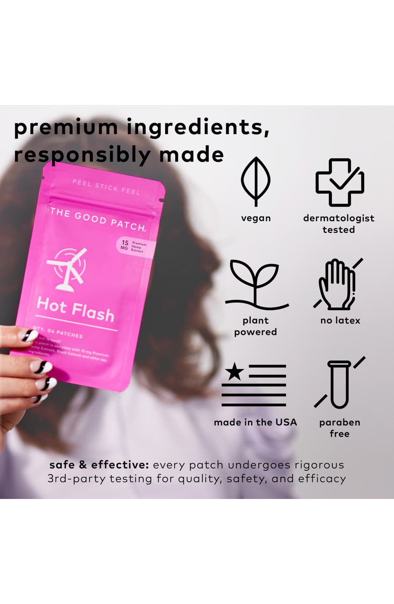 The Good Patch Hot Flash Wellness Patch, Alternate, color, NO COLOR