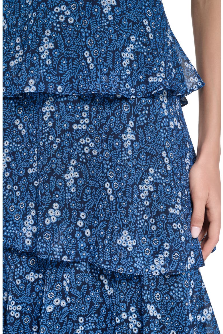 Tiered Maxi Dress, Alternate, color, SKY CAPTAIN/ BLUE