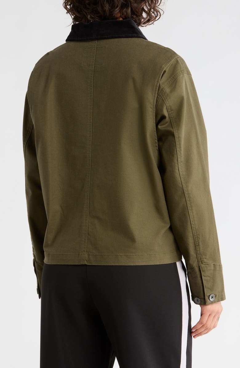 Sanctuary Barn Jacket, Alternate, color, Fatigue Green/ Black