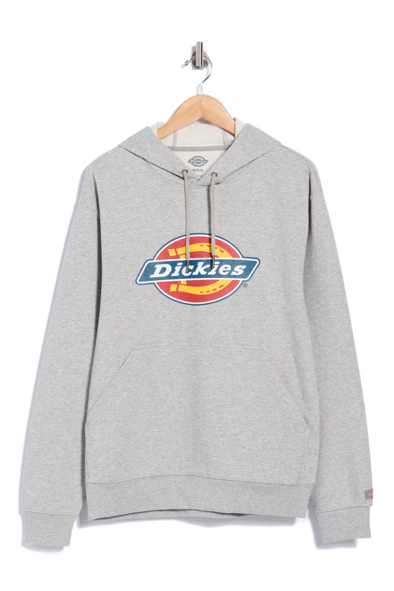 Tricolor Pullover Fleece, Main, color, HEATHER GRAY