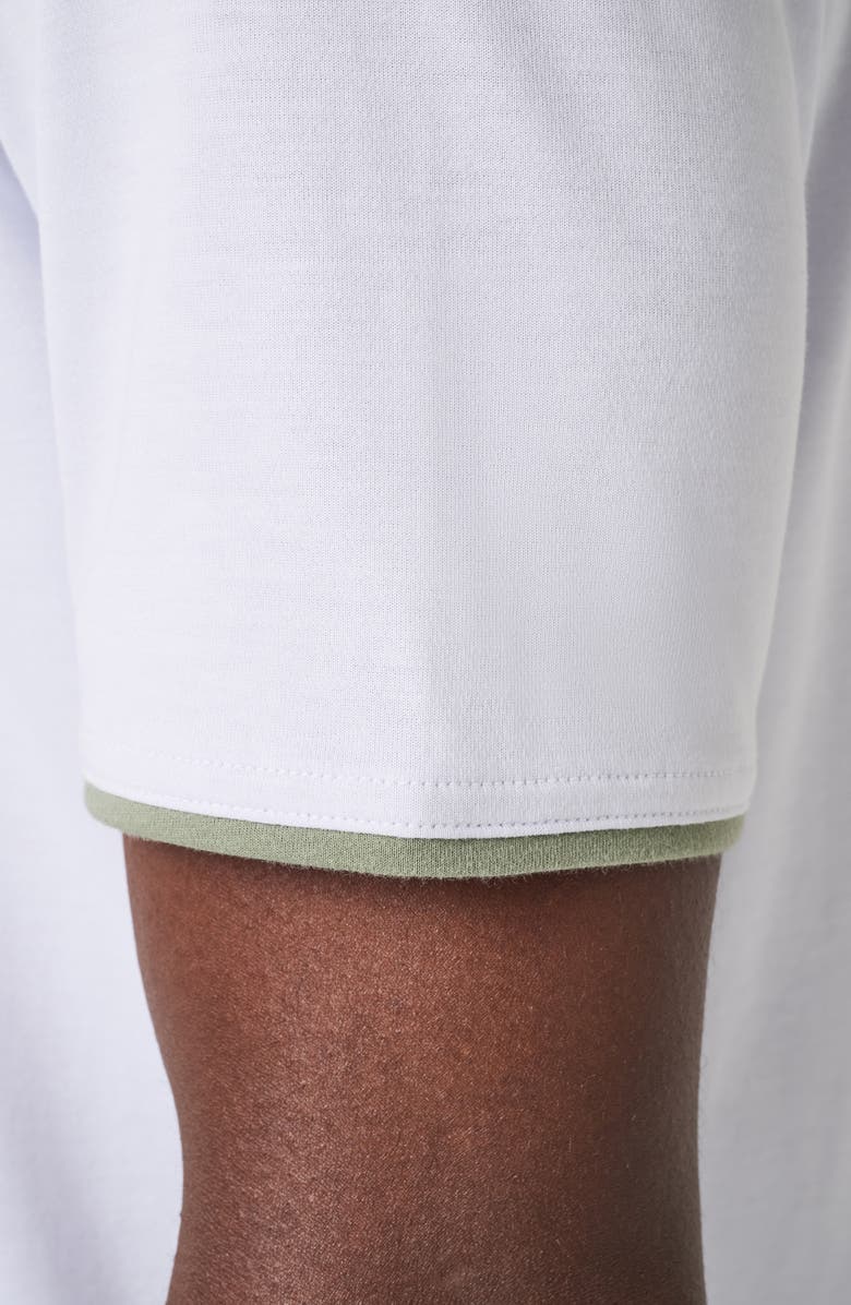 TravisMathew AB Energy Graphic Polo, Alternate, color, White