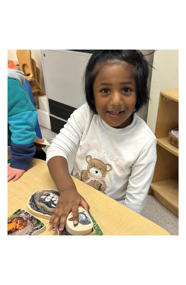 Yellow Door Who's Hiding? Woodland Animal Puzzles - Set of 4, Alternate, color, Multicolored