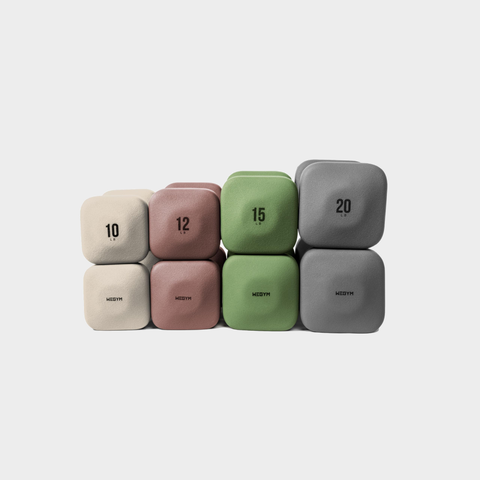 SafeGrip Dumbbells Upper Set - 10, 12, 15, 20 lbs