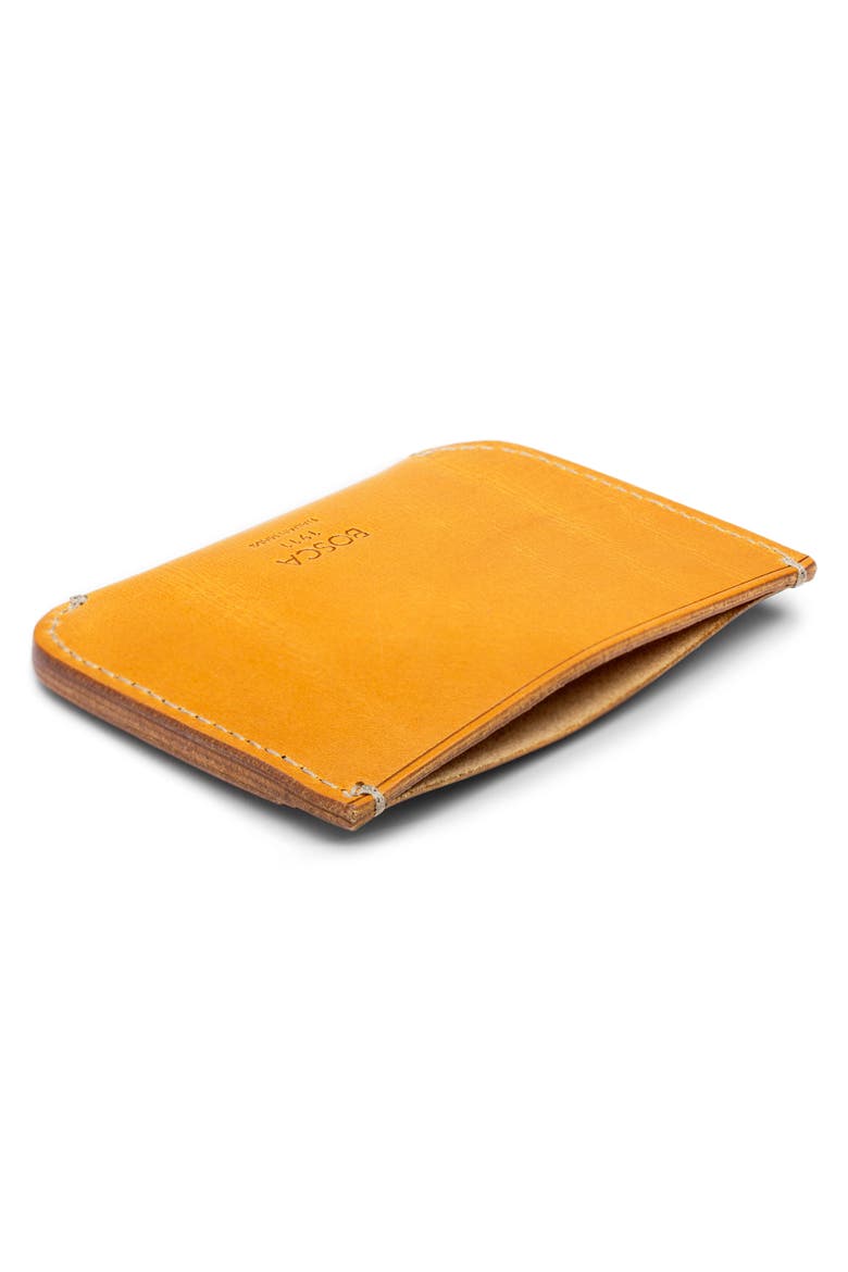 Italo Leather Card Case, Alternate, color, TAN