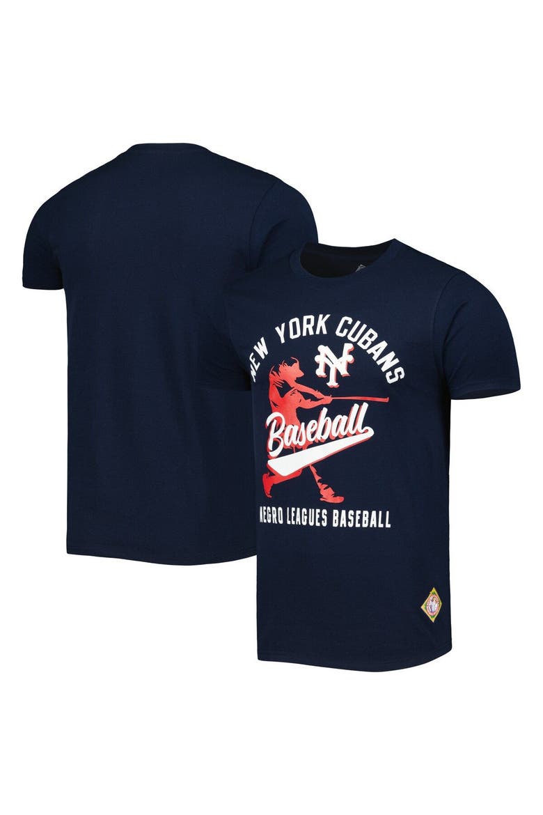 Men's Stitches Navy New York Cubans Soft Style T-Shirt, Main, color, Navy