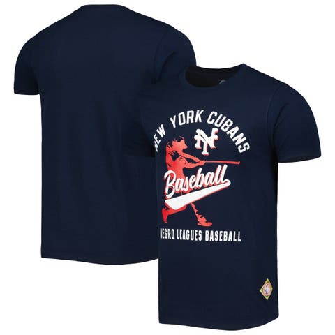 Men
s Stitches Navy New York Cubans Soft Style T-Shirt