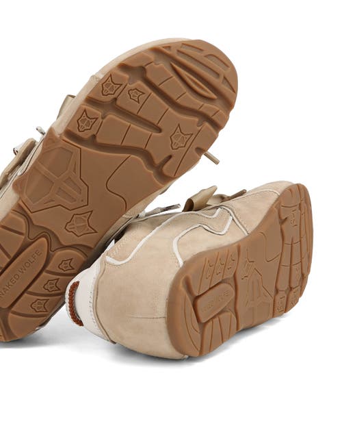 Naked Wolfe Adored Suede Sneaker In Brown
