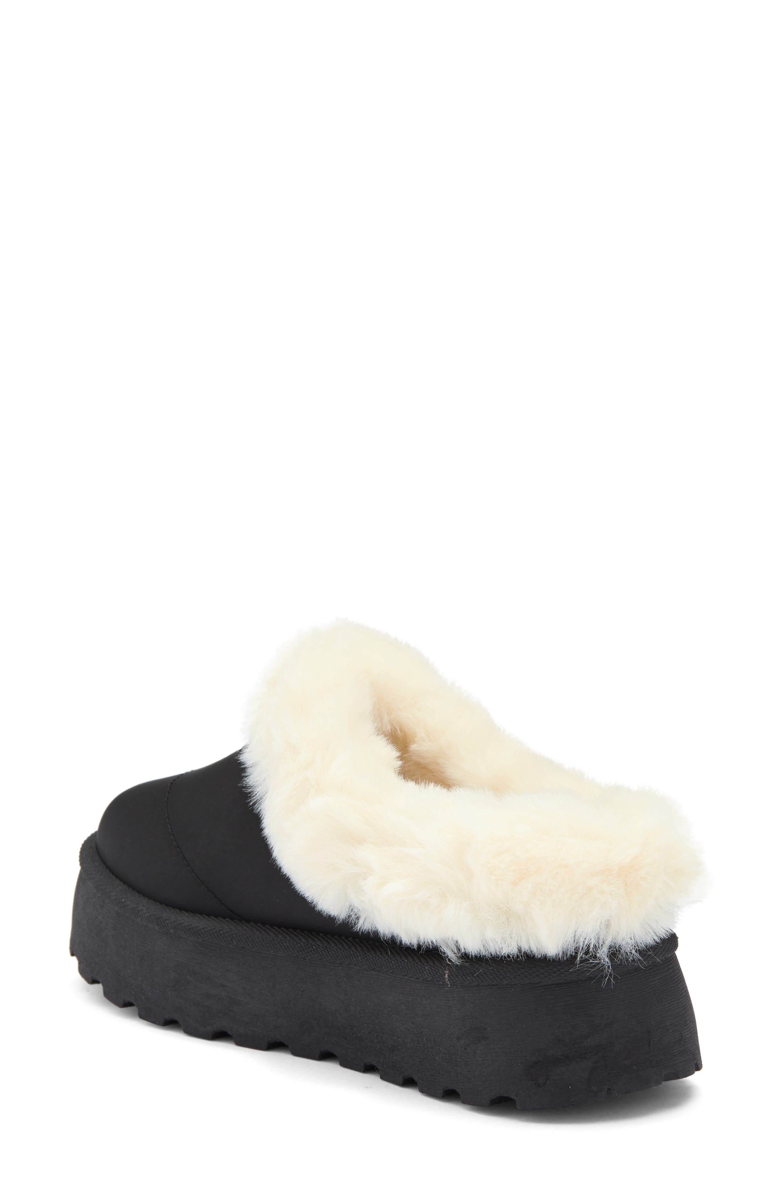 Steve Madden Unitie Faux Fur Platform Clog, Alternate, color, 
