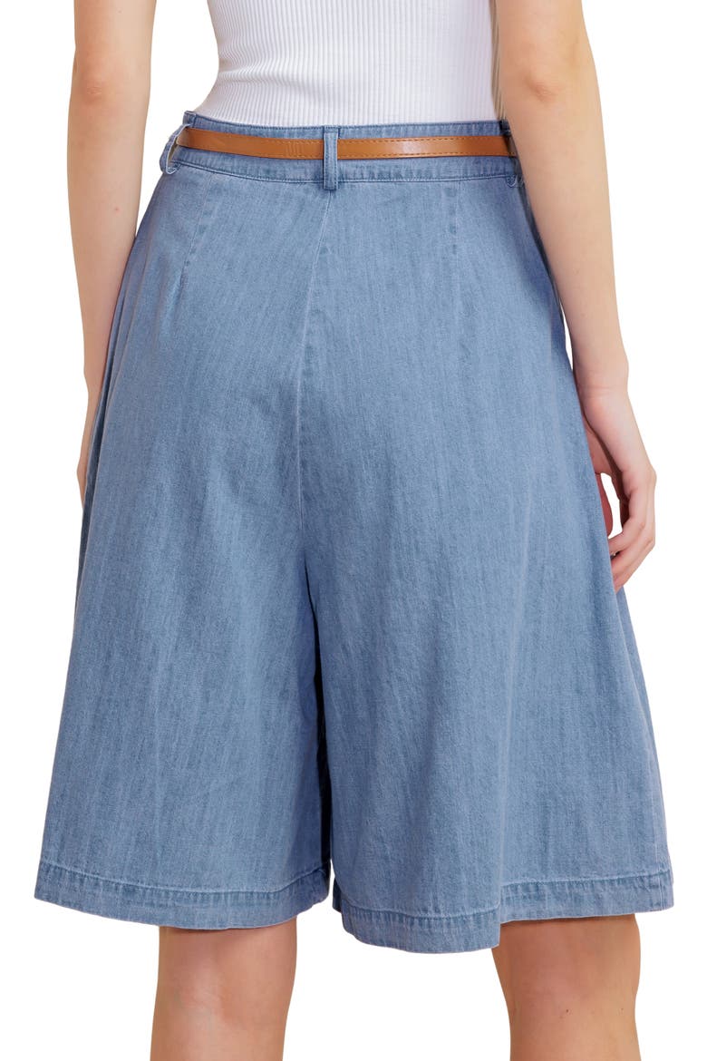Denim Bermuda Short, Main, color, LIGHT BLUE DENIM