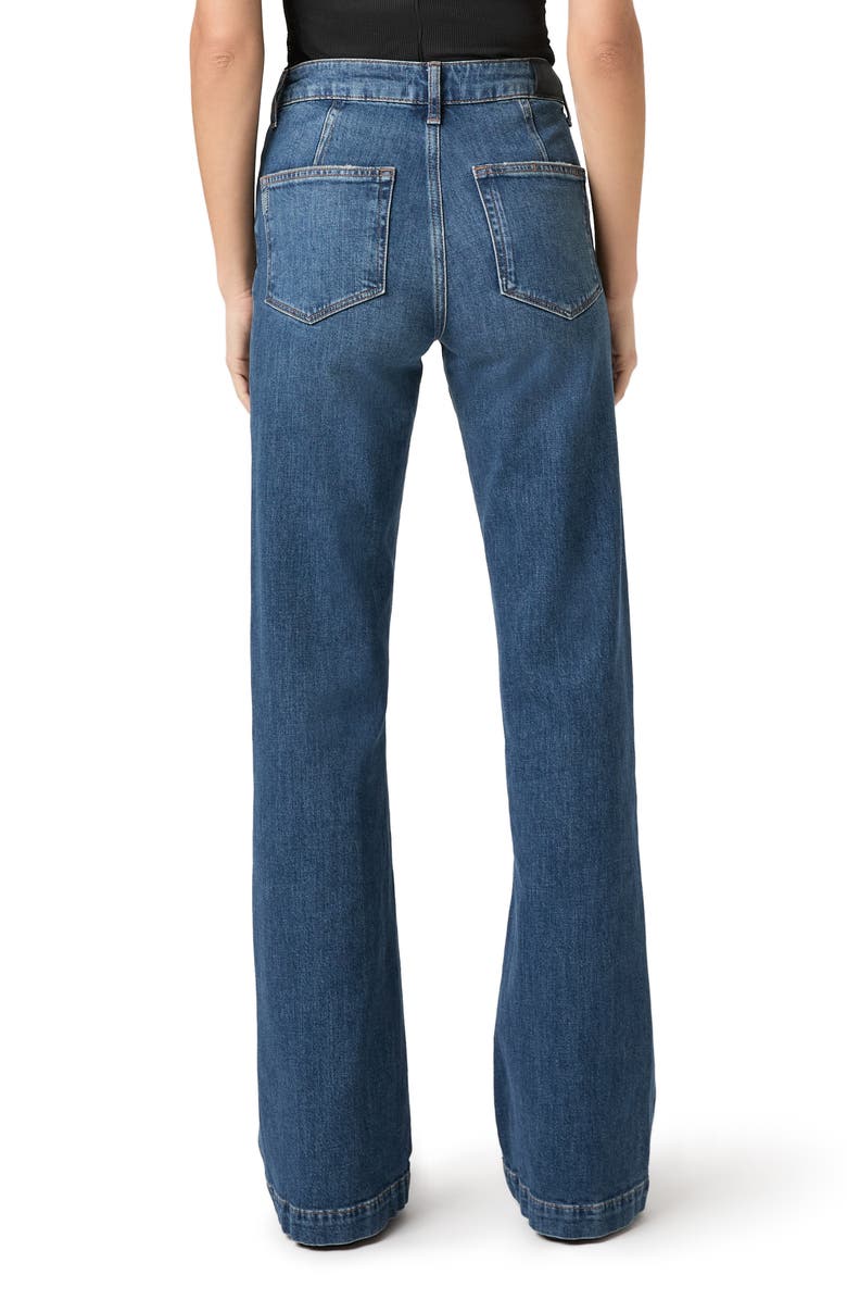 PAIGE Leenah High Waist Wide Leg Jeans, Alternate, color, Enroute