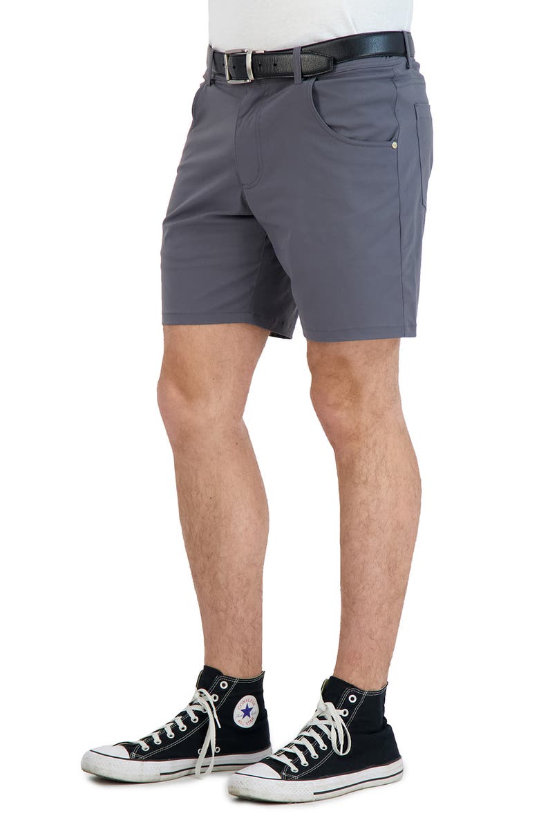 LEVINAS Everyday Stretch Chino Shorts, Alternate, color, Grey