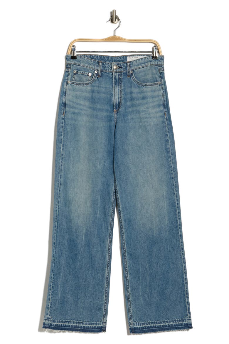 Featherweight Logan Release Hem Wide Leg Jeans, Alternate, color, ORIAN
