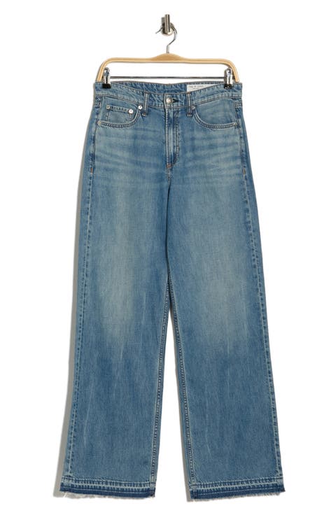 Featherweight Logan Release Hem Wide Leg Jeans (Orian)