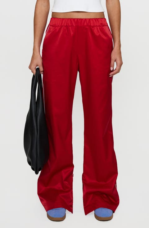 Travalta Satin Track Pants
