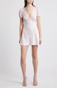 LoveShackFancy Sylara Silk Minidress