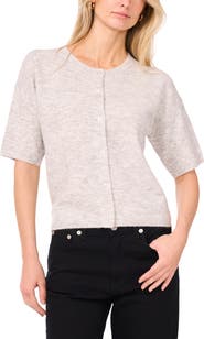 Vince Camuto Short Sleeve Cardigan
