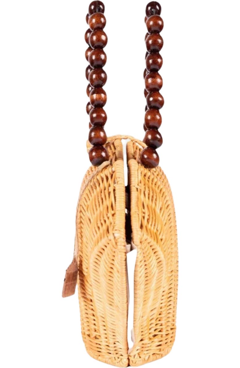 Jelavu Shelly Woodbead Crossbody Bag, Alternate, color, Natural