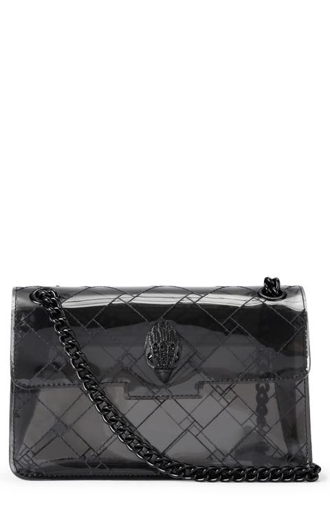 Mini Kensington Drench Vinyl Convertible Clear Crossbody Bag